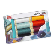 Gütermann Allesnäher + Nadel-Twister Nähfaden-Set (8 Farben/ 100 m)