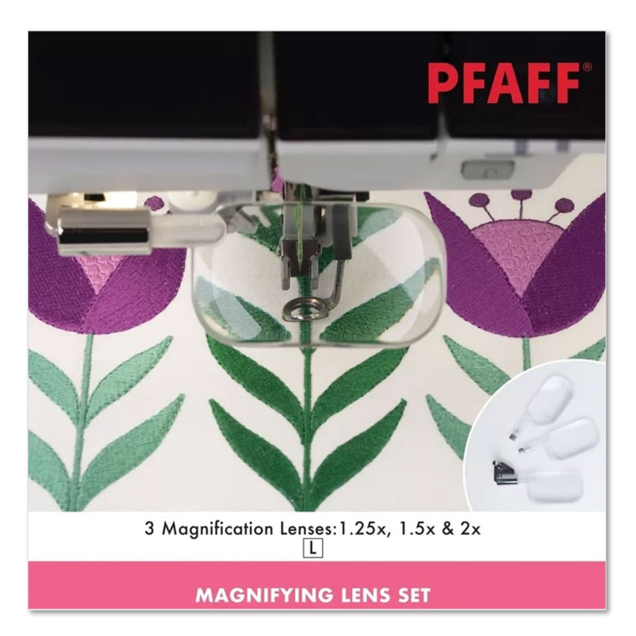 Pfaff Vergrößerungslinsen-Set (1,25-fach /, 1,5-fach/ 2-fach)