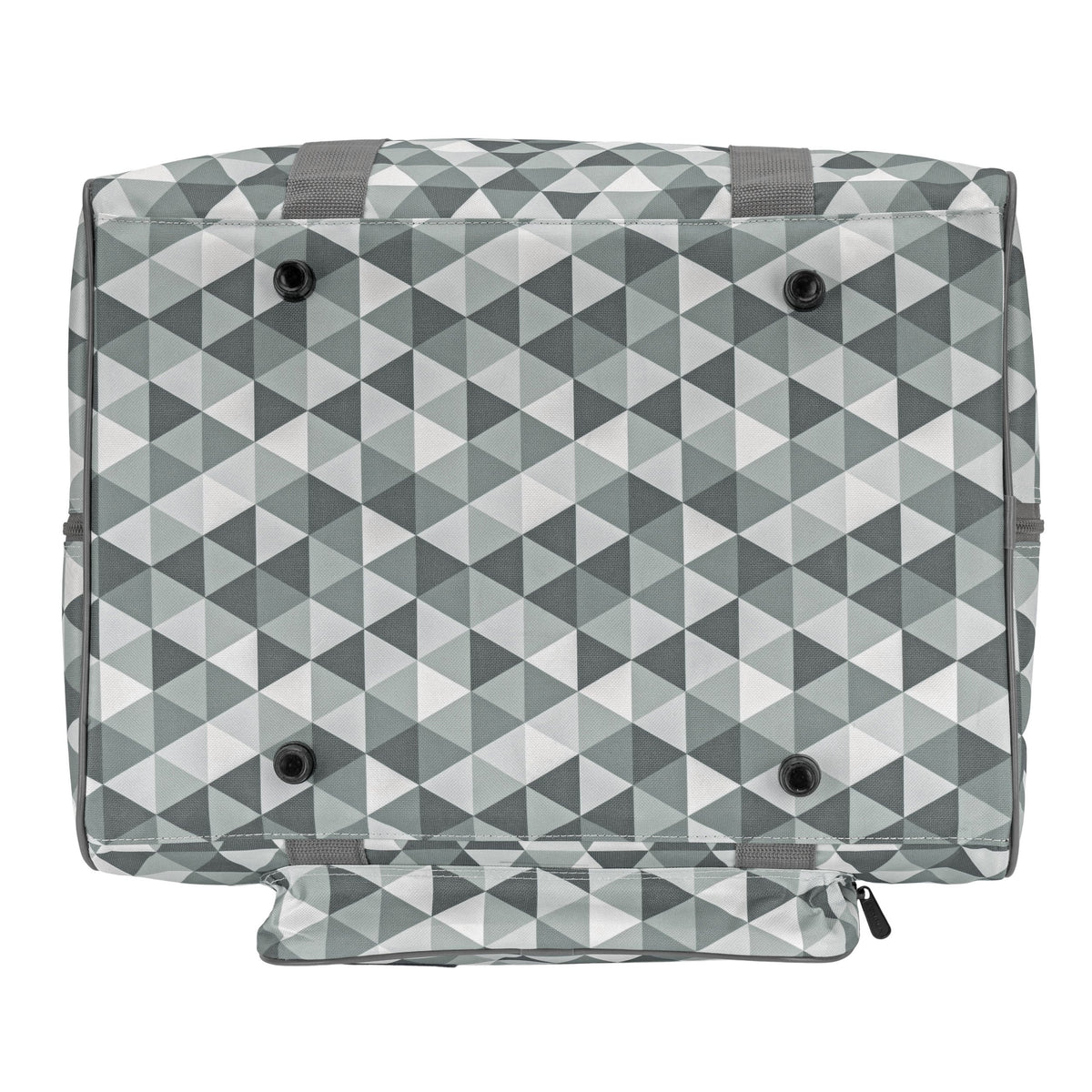 Semplix Overlocktasche Diamond Design (stein/grau)