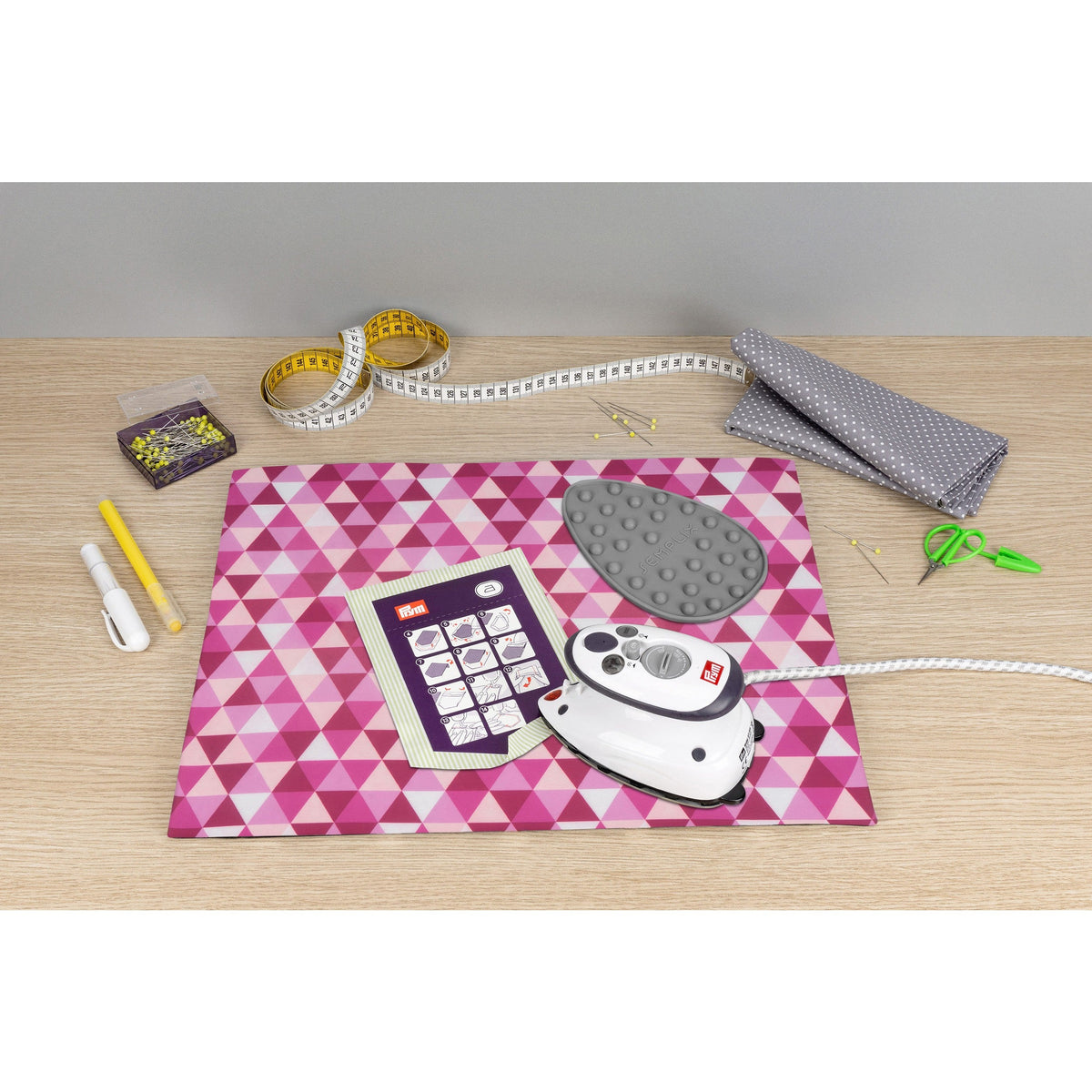 Semplix Bügelunterlage Diamond Design beere/rosa (40 x 30 cm)