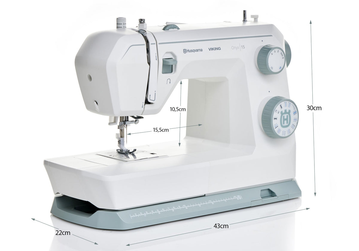 Husqvarna Viking Onyx 15 mechanische Nähmaschine Gebrauchtmodell
