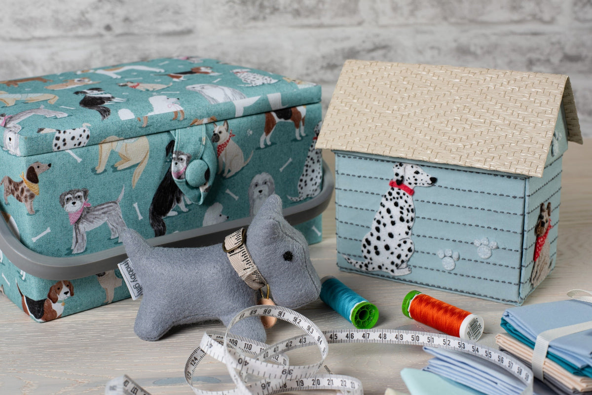 Nadelkissen von Hobby Gift Hund grau (100 x 120 x 40 mm)