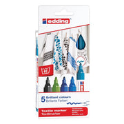 Edding 4500 textile marker Box (Special / 5 kühle Farben)