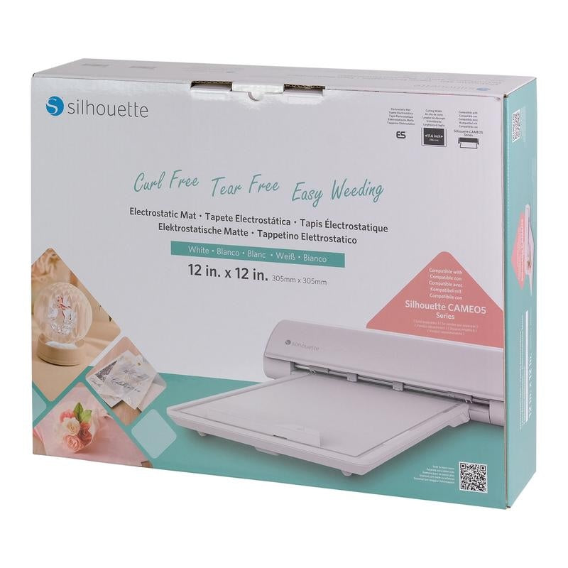 Silhouette Elektrostatisches Bett weiß CAMEO 5