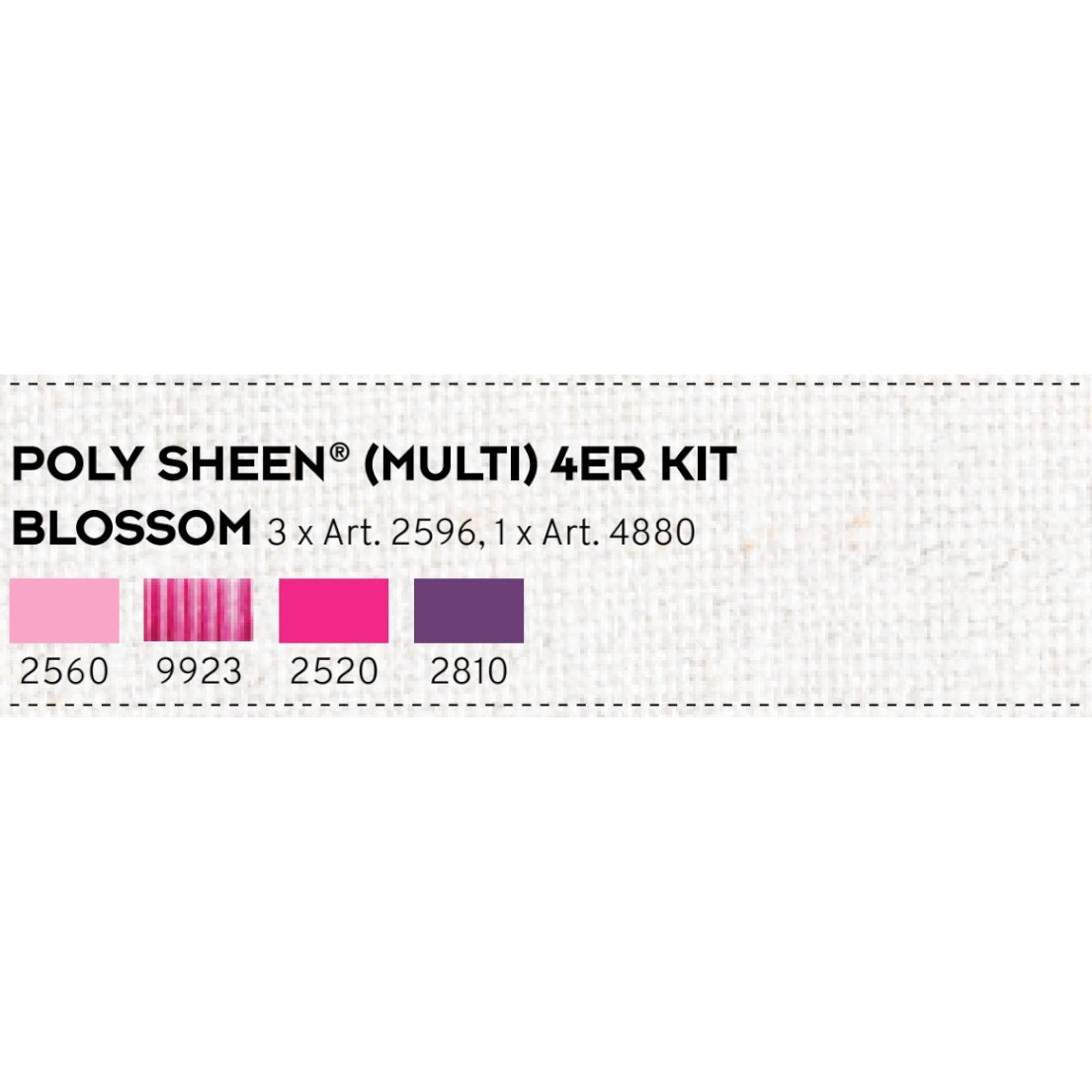 Amann Mettler POLY SHEEN 4BLOSSOM-KIT No.40 800 m