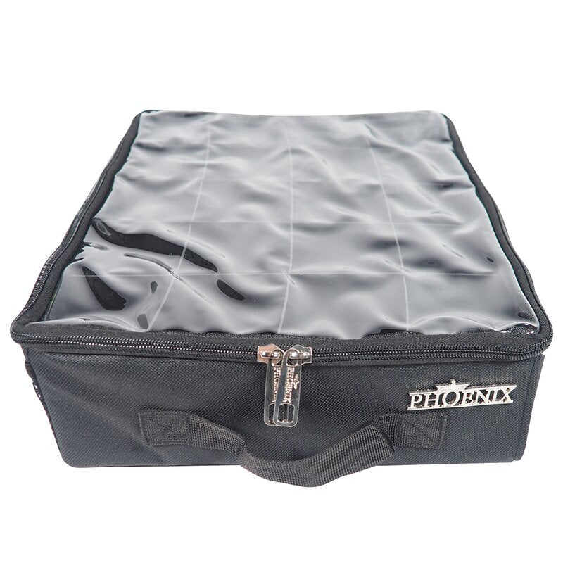Phönix Garntasche für 20 Overlock Konen (36 x 29 x 10 cm/ schwarz)