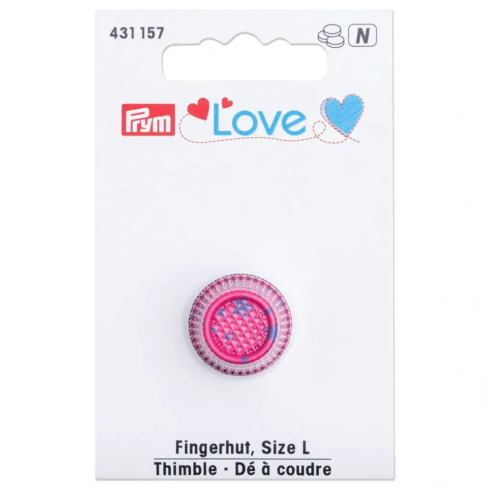 Prym Love Fingerhut L (Ø 18 mm / pink)