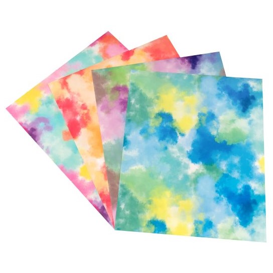 TECKWRAP Wärmetransfer-Vinyl COLORFUL SPLASH HTVl  HTV 25 x 30 cm (versch.Farben/aufbügeln)