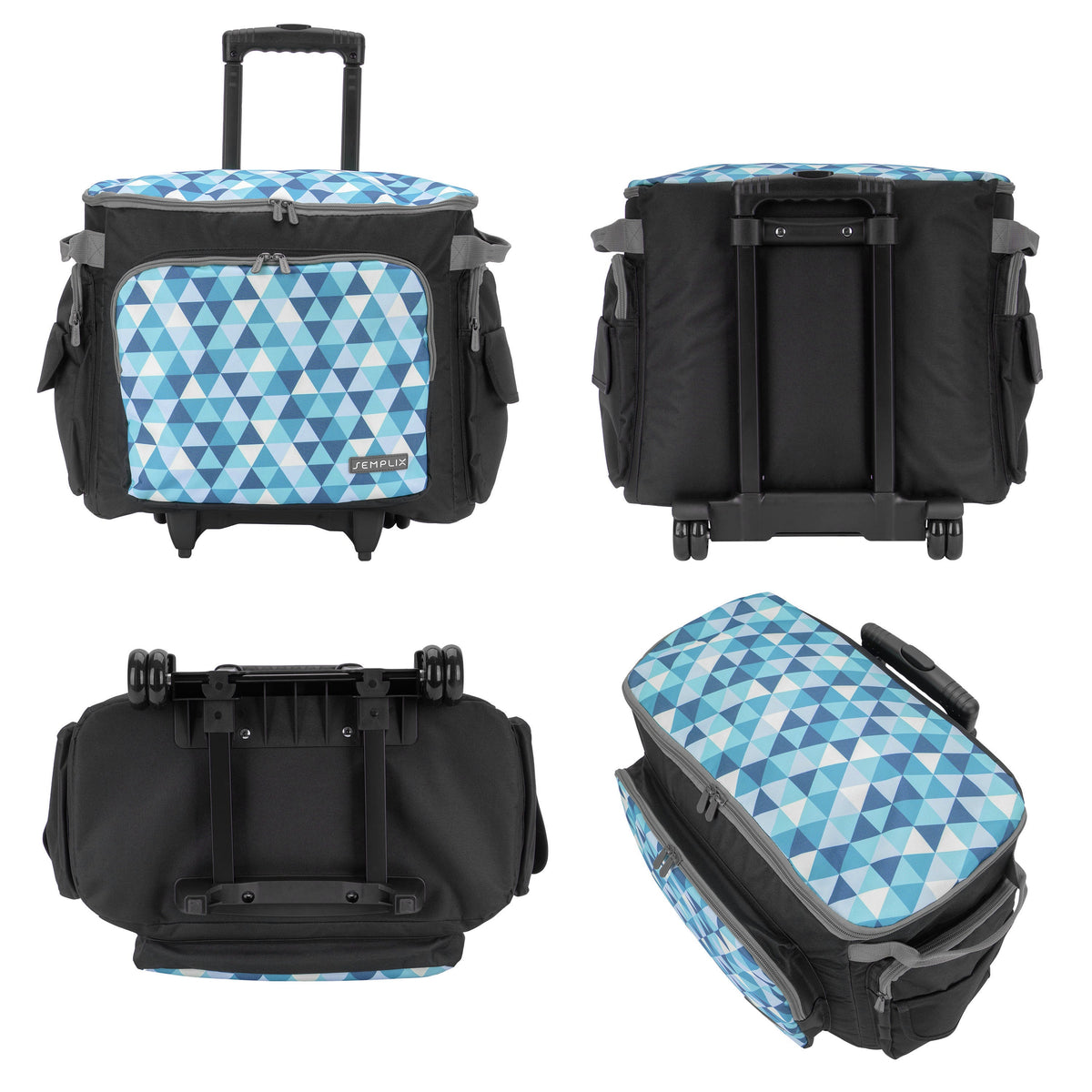 Semplix Nähmaschinentrolley Diamond Crystal (petrol/türkis)