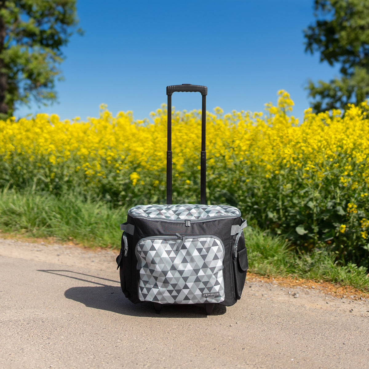 Semplix Nähmaschinentrolley Diamond Crystal (stein/grau)