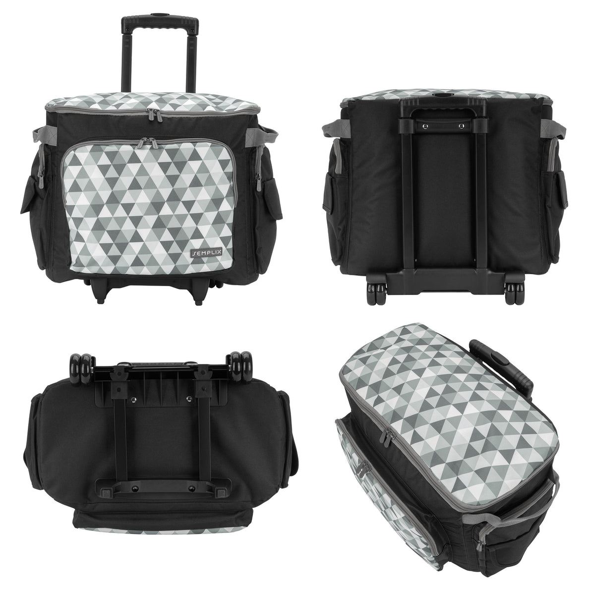 Semplix Nähmaschinentrolley Diamond Crystal (stein/grau)