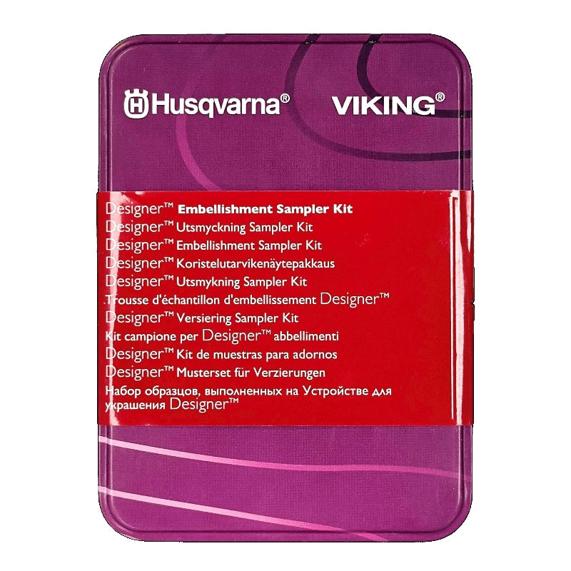 Husqvarna Viking Deko-Bänderbox (versch. Farben/Arten/Breiten)