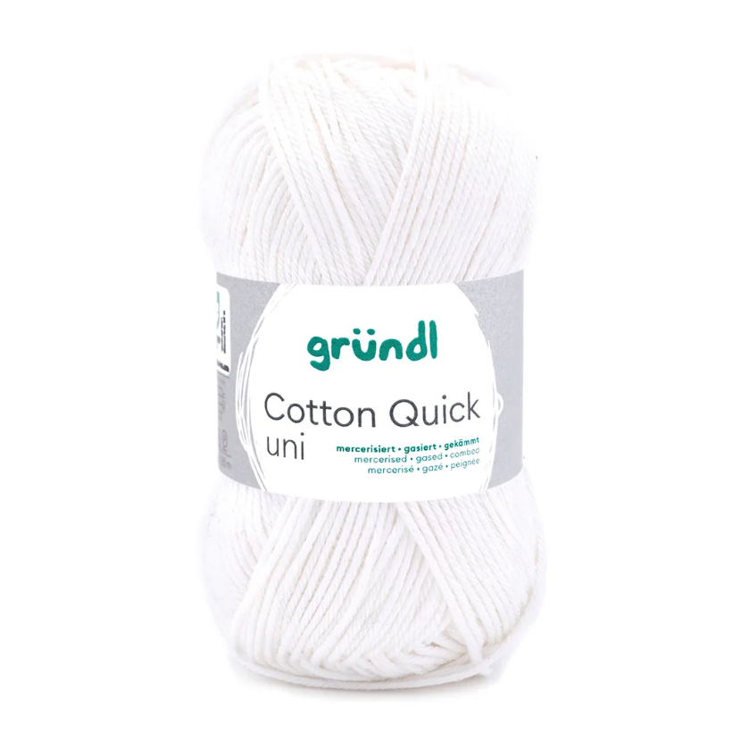 Gündl Cotton Quick Strick- und Häkelgarn (unifarben / 50 g / 125 m)