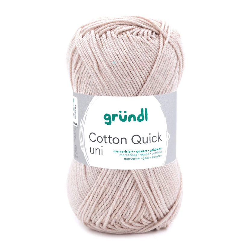 Gündl Cotton Quick Strick- und Häkelgarn (unifarben / 50 g / 125 m)