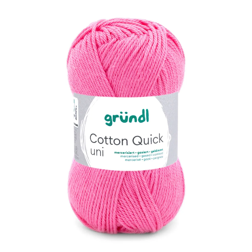 Gündl Cotton Quick Strick- und Häkelgarn (unifarben / 50 g / 125 m)