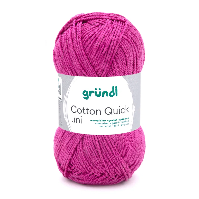 Gündl Cotton Quick Strick- und Häkelgarn (unifarben / 50 g / 125 m)