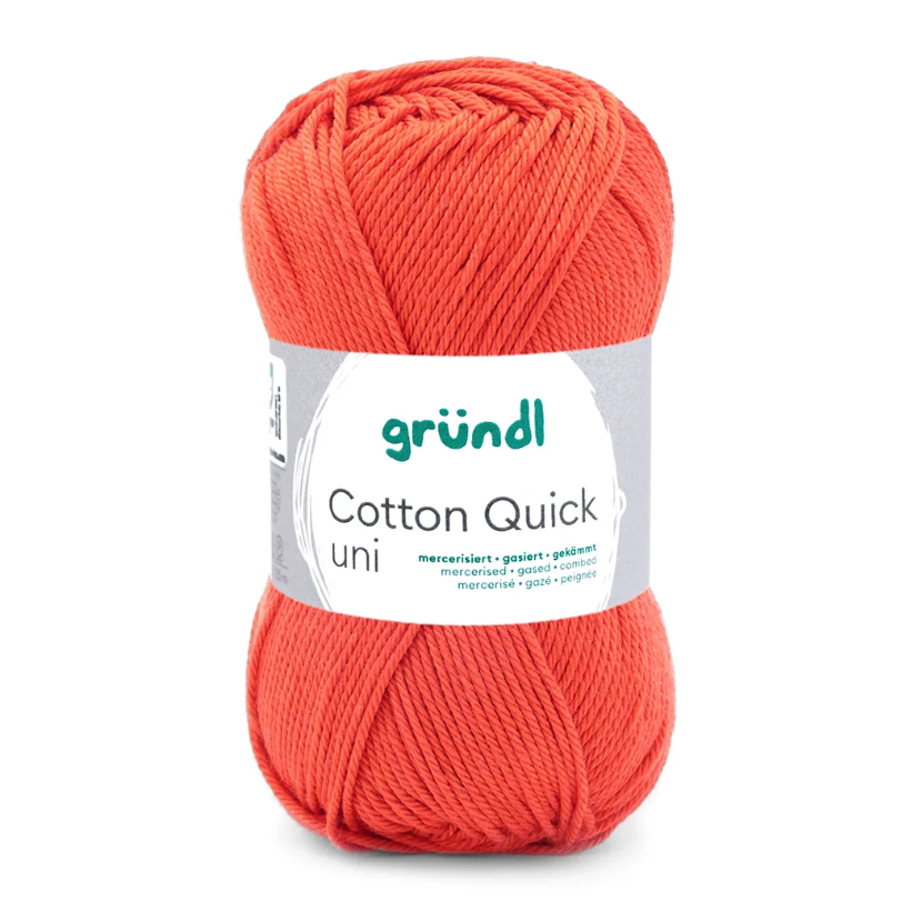 Gündl Cotton Quick Strick- und Häkelgarn (unifarben / 50 g / 125 m)