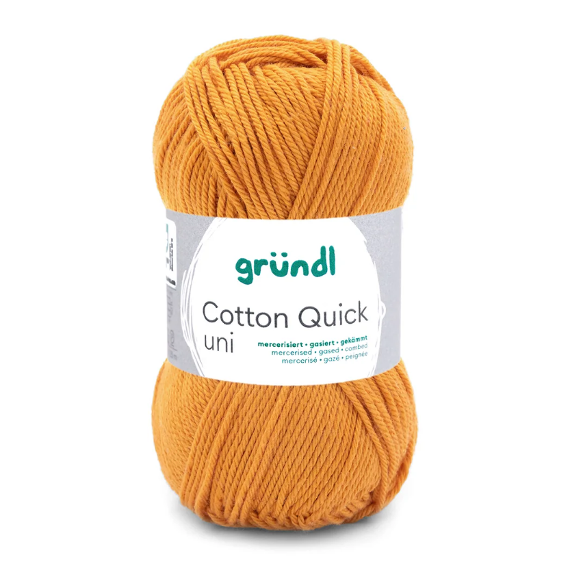Gündl Cotton Quick Strick- und Häkelgarn (unifarben / 50 g / 125 m)