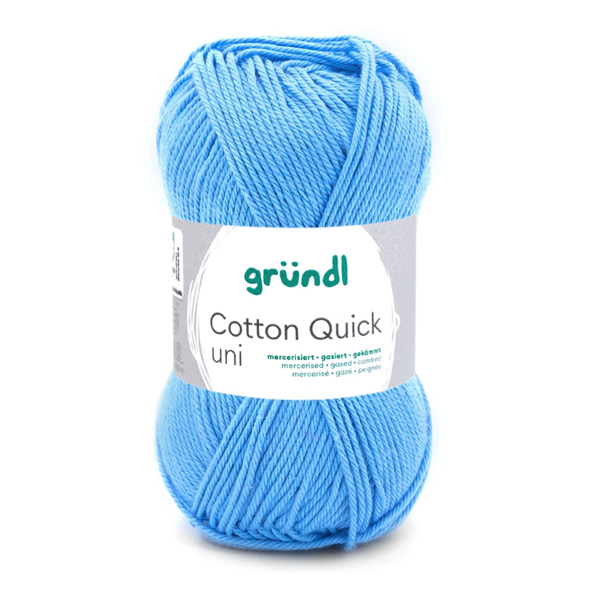Gündl Cotton Quick Strick- und Häkelgarn (unifarben / 50 g / 125 m)