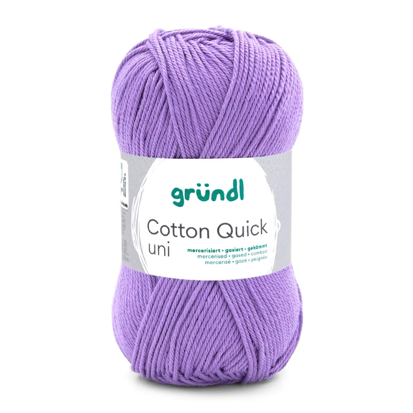 Gündl Cotton Quick Strick- und Häkelgarn (unifarben / 50 g / 125 m)