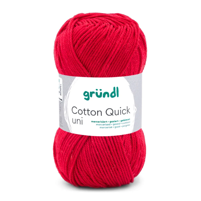 Gündl Cotton Quick Strick- und Häkelgarn (unifarben / 50 g / 125 m)