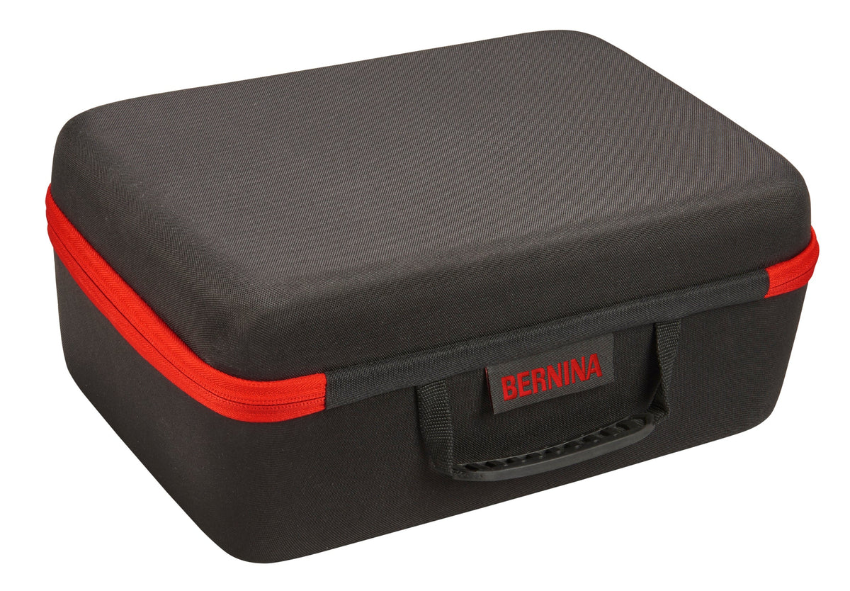 Bernina Zubehörkoffer Overlock (ohne Zubehör/ 3 Einsätze/ 33x15x25 cm/ schwarz)