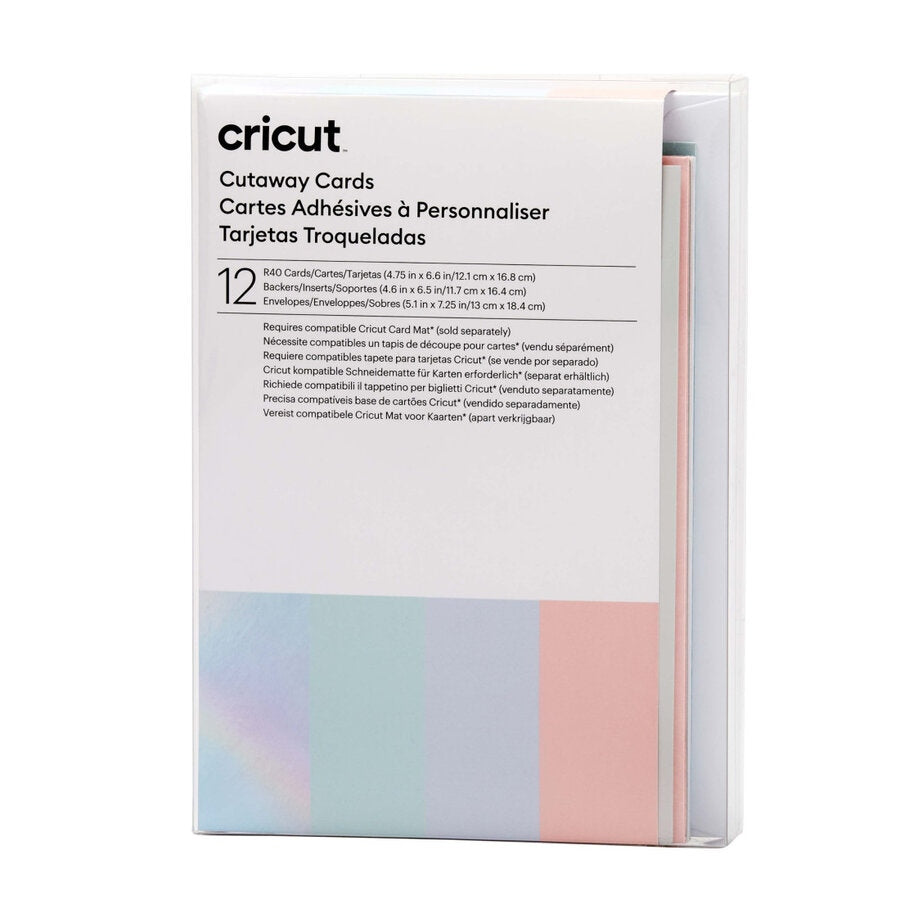 Cricut Cutaway Cards Pastel-Musterset R40