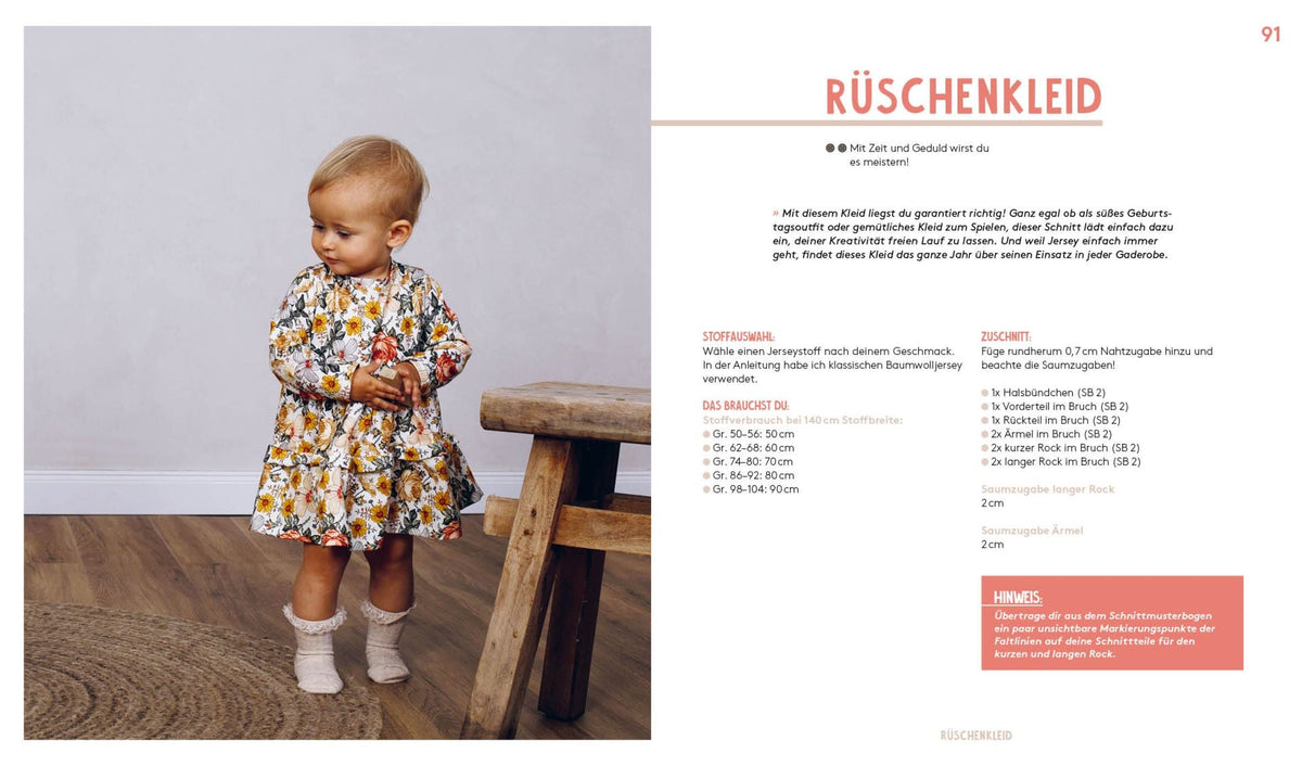 EMF HEJ. Minimode - Kleidung aus Jersey nähen (für Babys & Kleinkinder/G: 50-104)