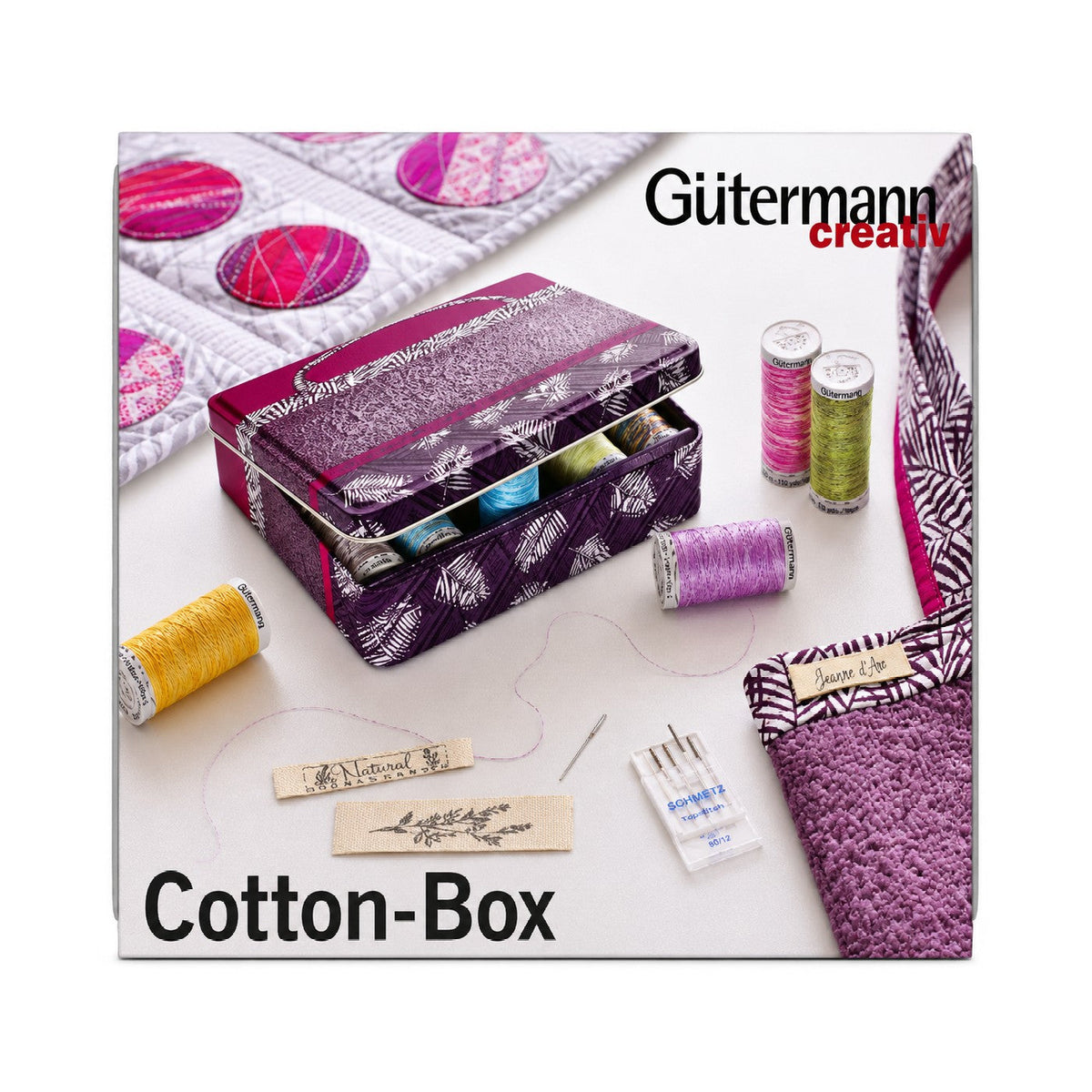 Gütermann Cotton 30-Box (12 Spulen / 300 m)