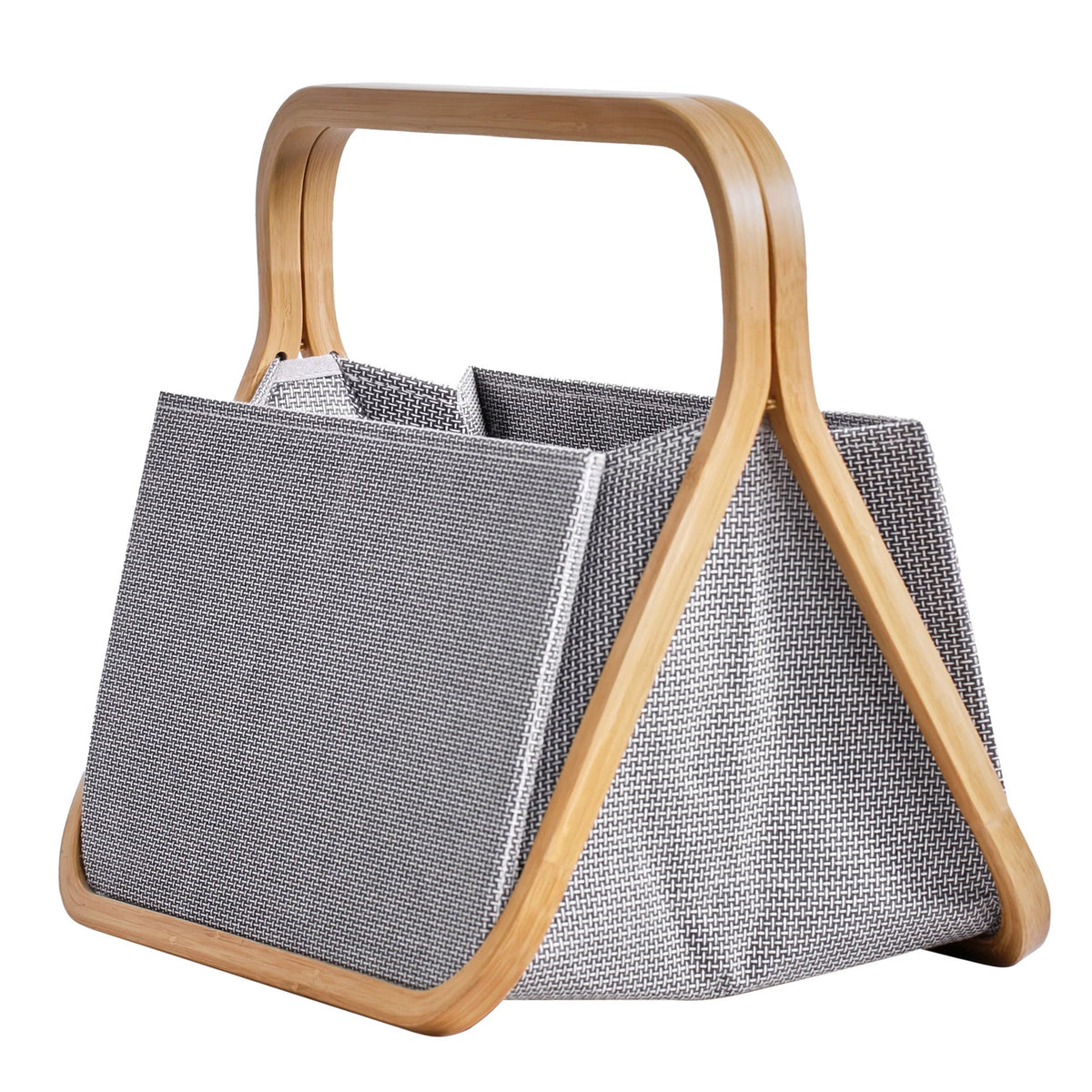 Prym Fold & Store Basket anthrazit (Canvas / Bambus)