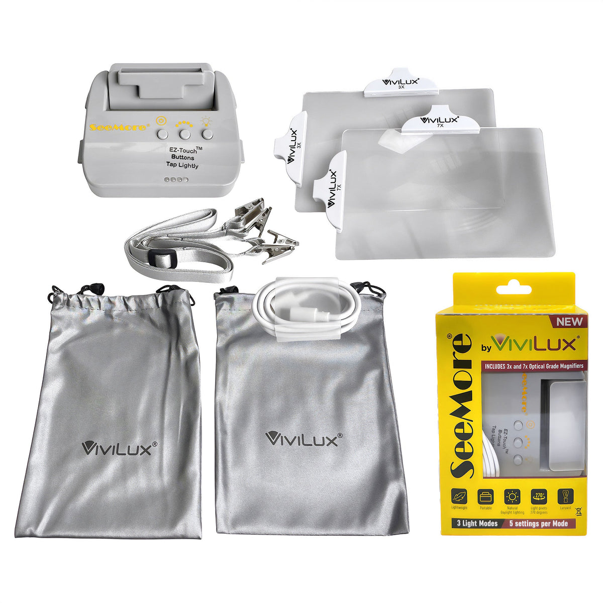 Vivilux Mobile LED Lupen-Lampe (USB)