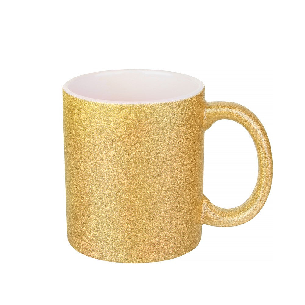 Sublimations-Tasse Glitter (330 ml / farbig)