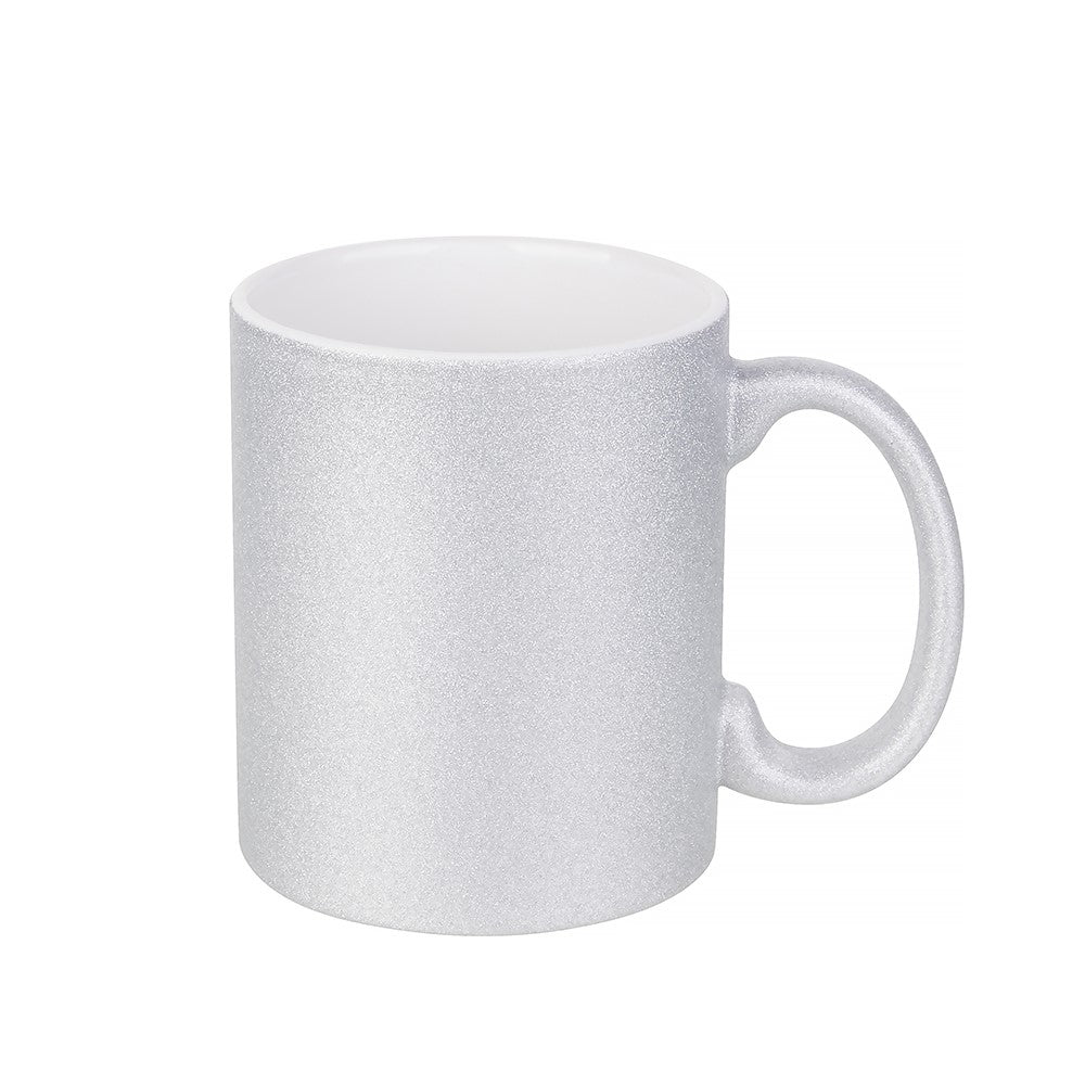 Sublimations-Tasse Glitter (330 ml / farbig)