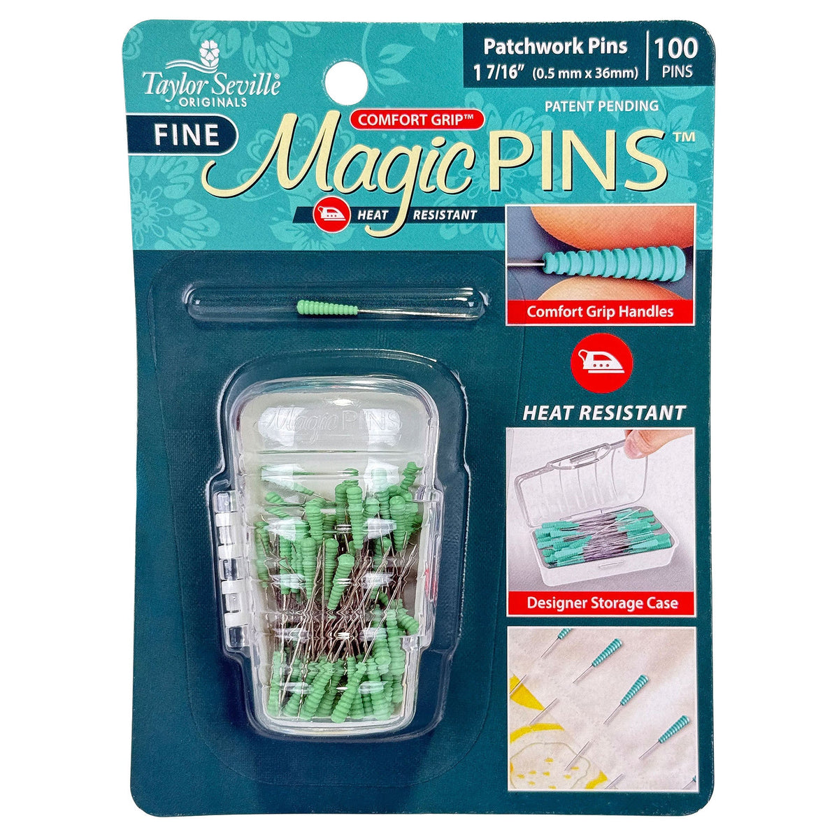 Taylor Seville Magic Pins Patchworkstecknadeln FINE (100er Pack)