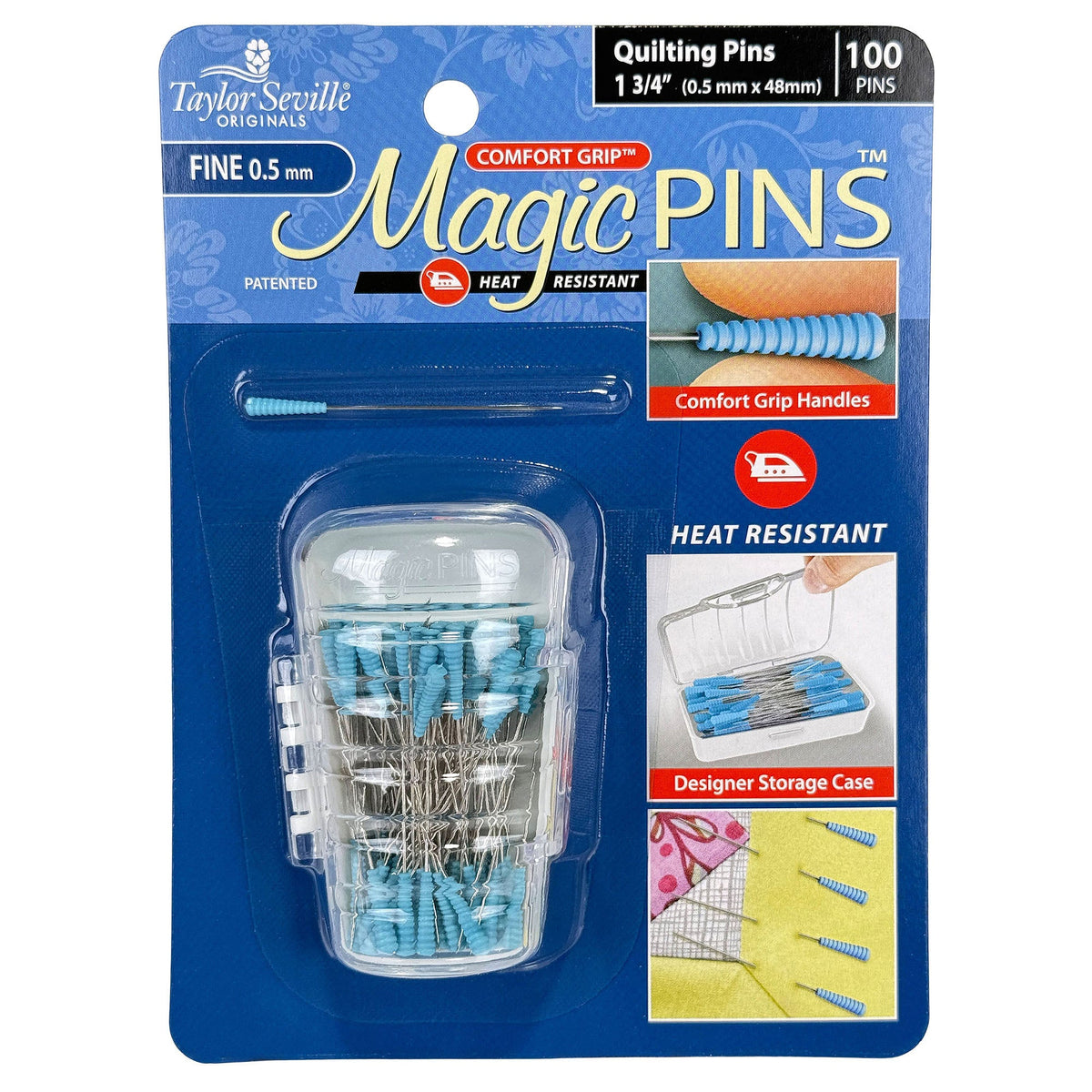 Taylor Seville Magic Pins Quiltstecknadeln FINE (100er Pack)