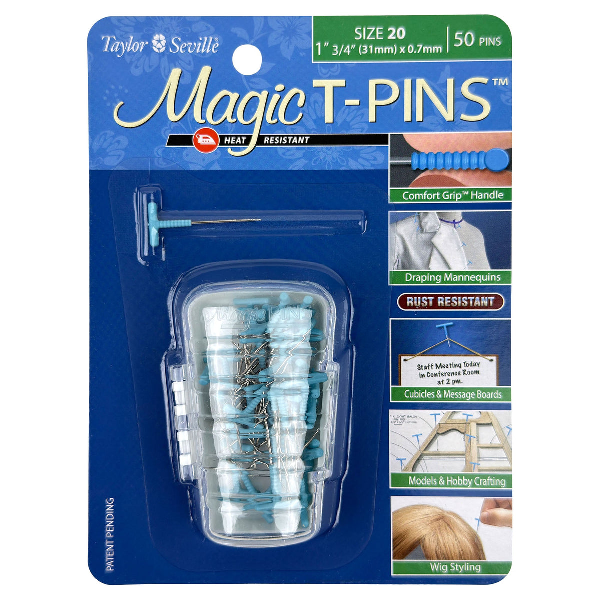 Taylor Seville Magic T-Pins G. 20 (31 x 0,7 mm)