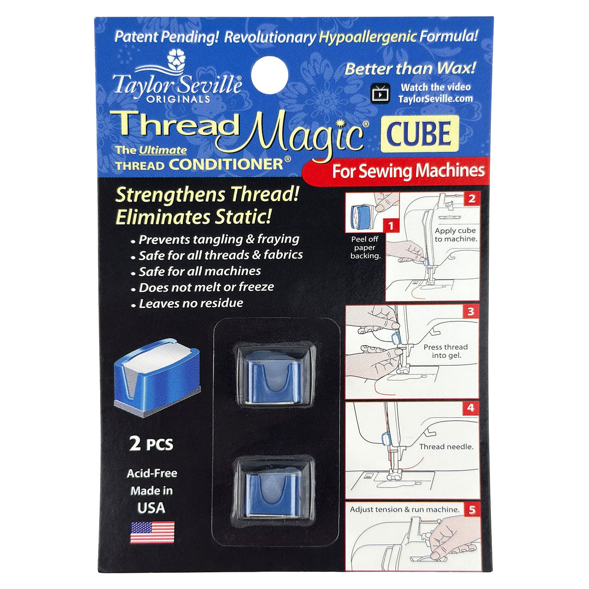Taylor Seville Thread Magic Conditioner Cube - Fadenpflege Kombipack (2 St.)