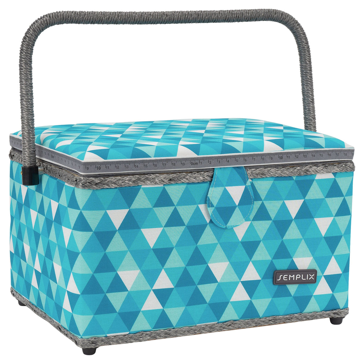 Semplix Nähkorb Diamond (petrol/türkis)