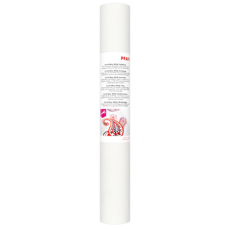 Pfaff Cut-A-Way Stabilizer Wide (50,8 x 914 cm / Stickvlies zum Zuschneiden)