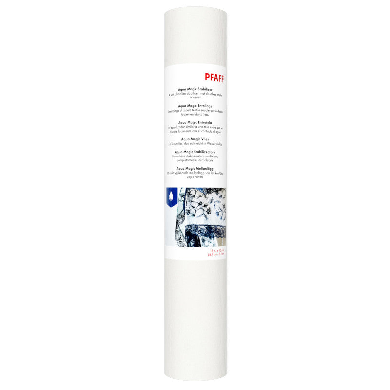 Pfaff Aqua Magic Stabilizer (38,1 x 914 cm / wasserlösliches Stickvlies)