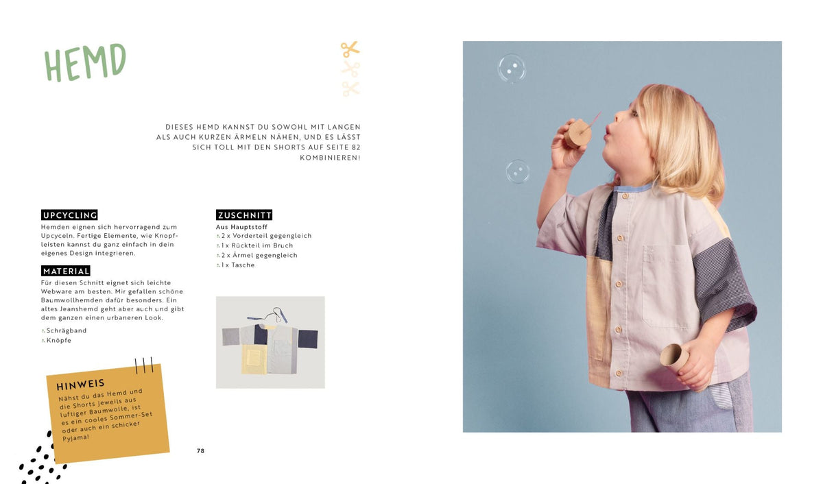 EMF Patchwork Kinderkleidung nähen