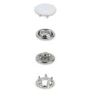 Prym Druckknöpfe Jersey (12 mm/ weiß/ 20 St.)