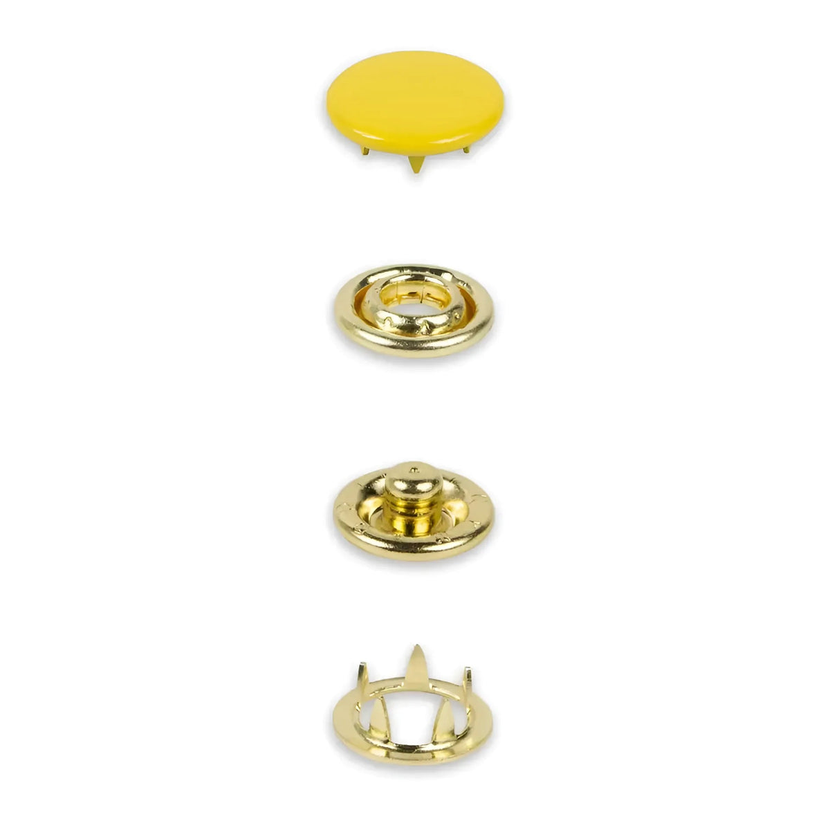 Prym Druckknöpfe Jersey (12 mm/ gelb/ 20 St.)