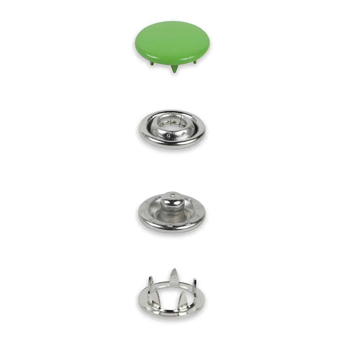 Prym Druckknöpfe Jersey (12 mm/ hellgrün/ 20 St.)
