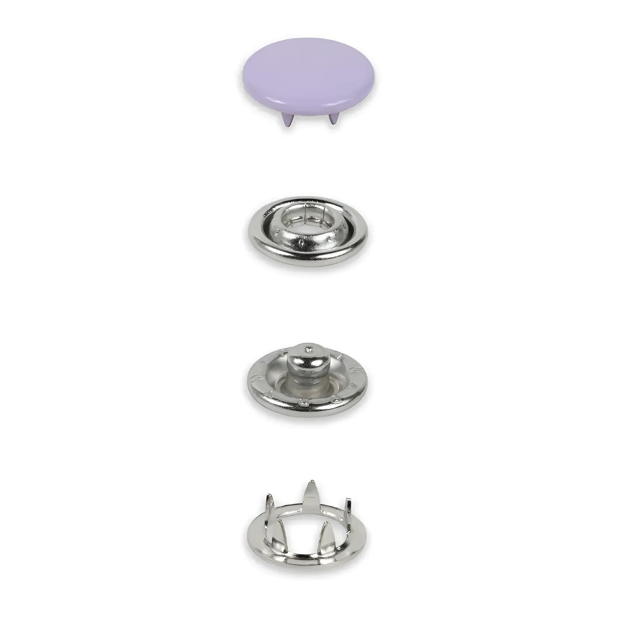 Prym Druckknöpfe Jersey (12 mm/ lila/ 20 St.)