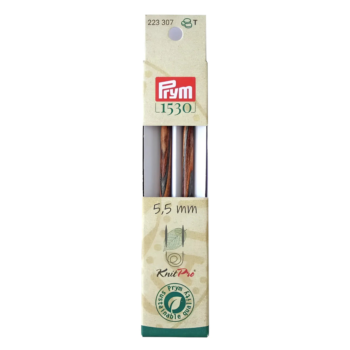 Prym Rundstricknadelspitzen lang Natural (Stärke 5,5 / 11,6 cm)
