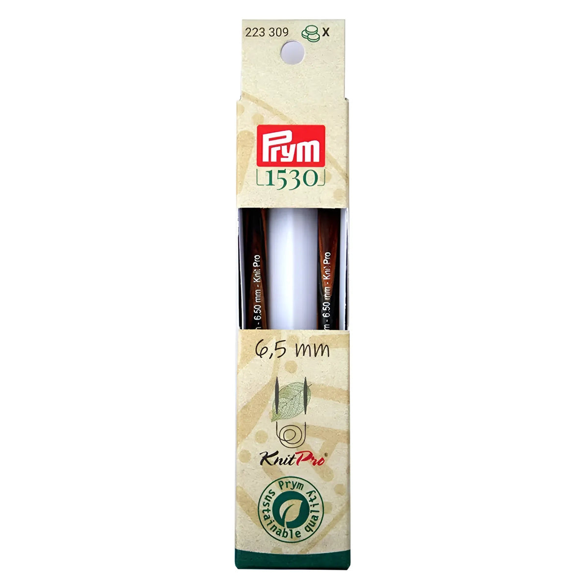 Prym Rundstricknadelspitzen lang Natural (Stärke 6,5 / 11,6 cm)