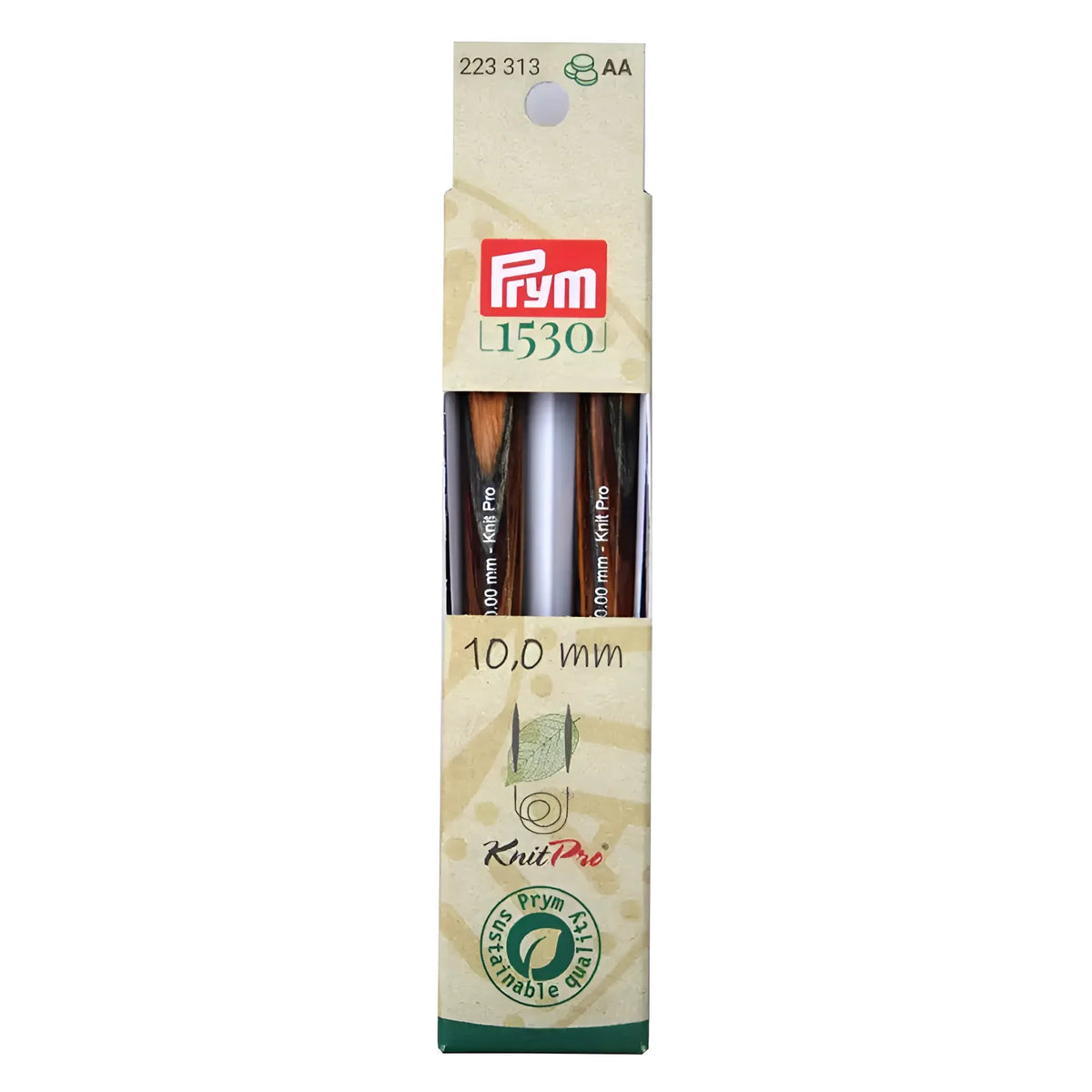 Prym Rundstricknadelspitzen lang Natural (Stärke 10,0 / 12,8 cm)