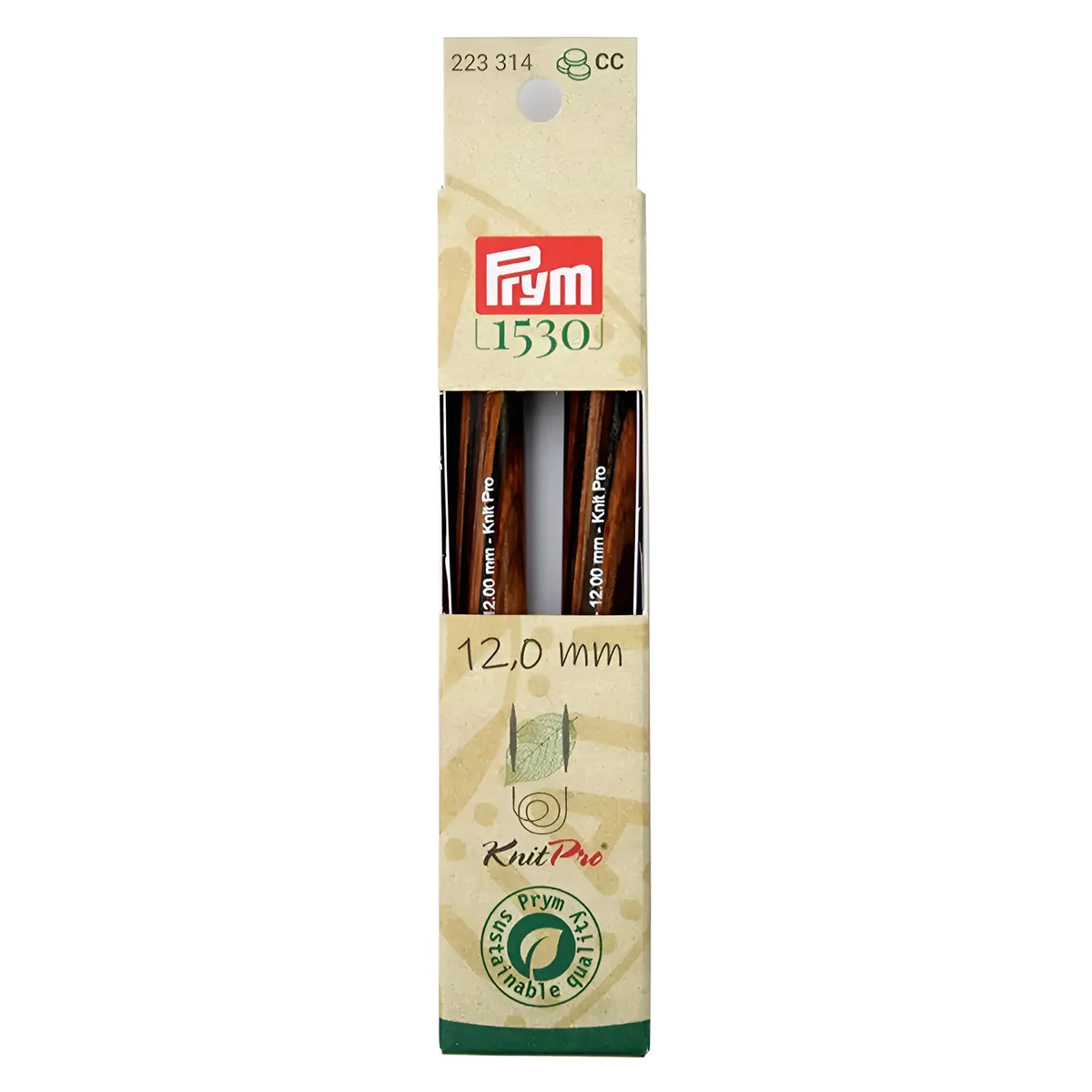 Prym Rundstricknadelspitzen lang Natural (Stärke 12,0 / 12,8 cm)