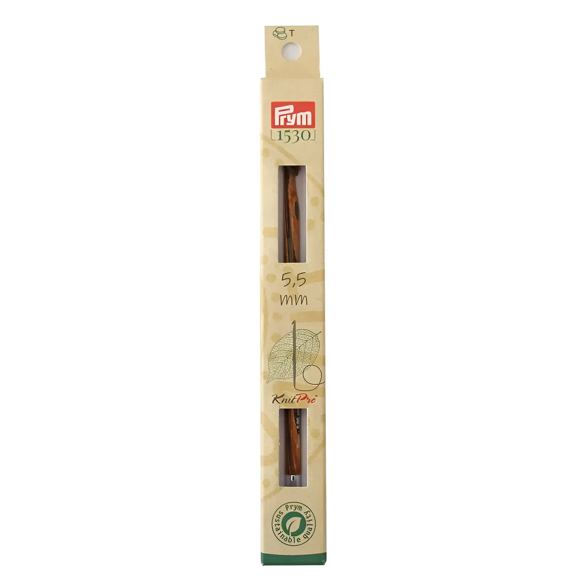 Prym Tunesische Häkelnadelspitze Natural (Stärke 5,5 mm)